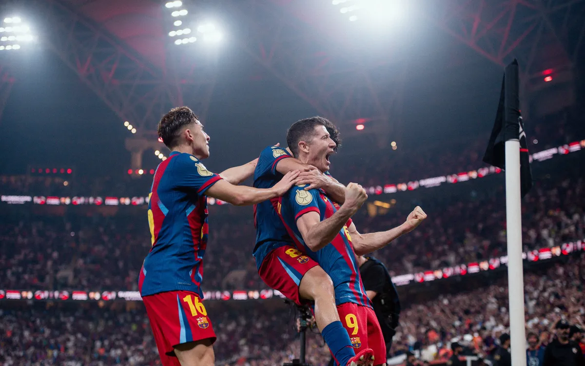 Barcelona Juara Piala Super Spanyol, Hajar Real Madrid 3-2 di El- Clasico